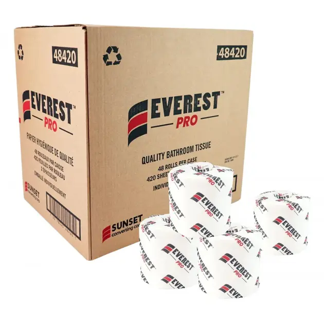 Everest Pro bathroom tissue 48rolls x 420 sheets