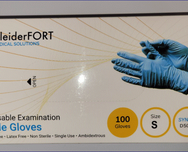 KleiderFort Nitrile Examination Gloves Small