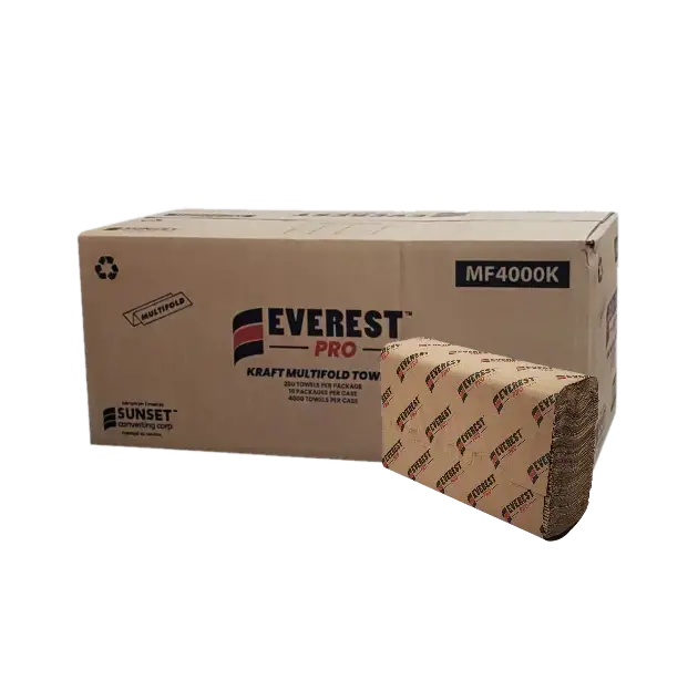 Everest Pro Kraft multifold towels 16pk x 250 sheets (MF4000K)
