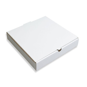 white pizza box 10"x10"x2" E-Flute 50pcs/bundle