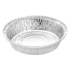 9" round aluminum container (500pcs)